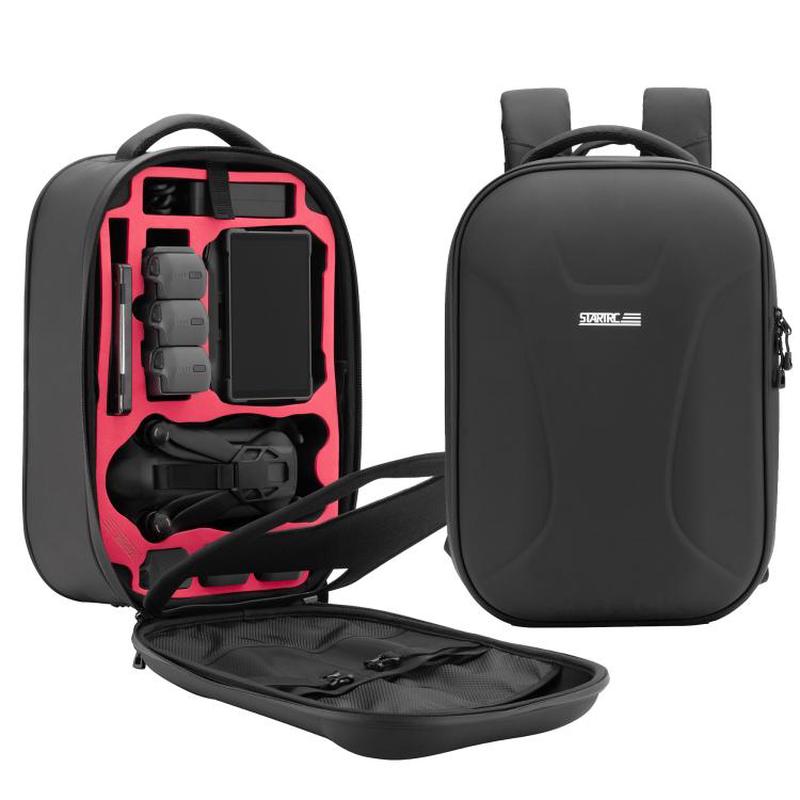 STARTRC Hard Shell Waterproof Shoulders Bag Backpack for DJI Mavic Series / Air Series (Black)