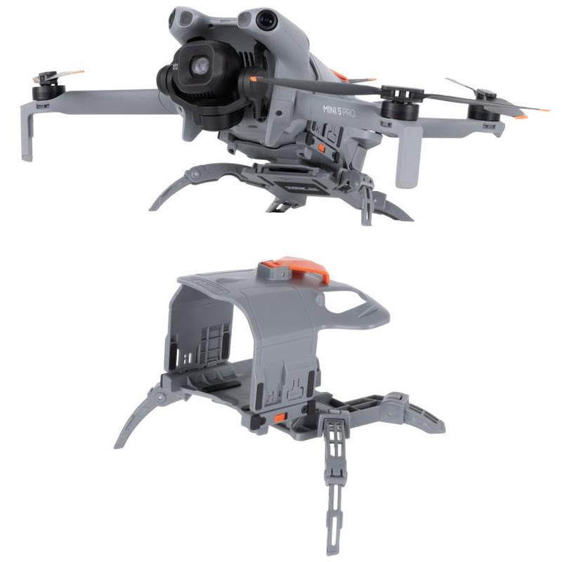 For DJI Mini 5 Pro STARTRC Spider-Leg Heightened Landing Gear Training Rack, Eco-Compatible (Grey)