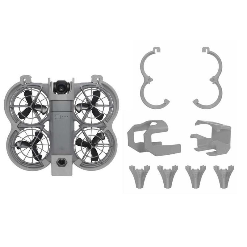 For DJI Neo 2 Drone Propeller Guards Kit Anti-Collision Rings Durable Safety Accessories No Video Transmission Gray
