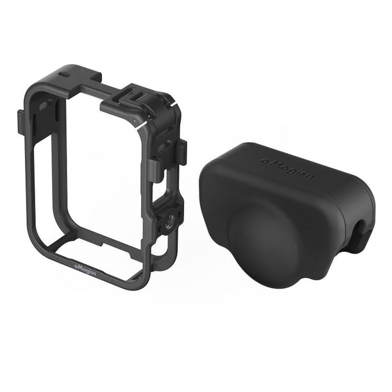 For DJI Osmo 360 aMagisn Expansion Cage Plastic Frame with Lens Cap(Black)