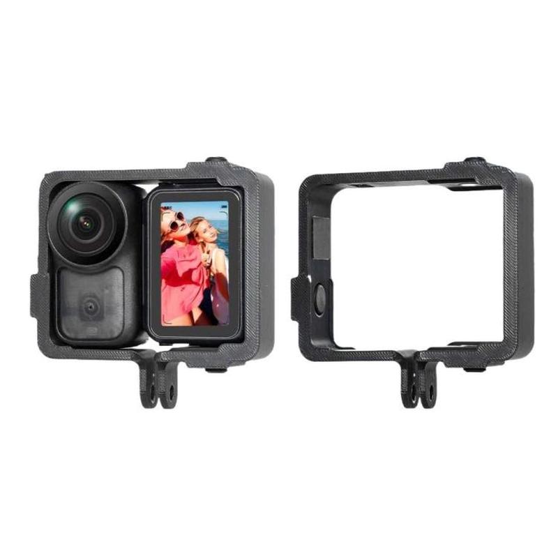 For DJI Osmo Nano Camera Plastic Cage Extended Protective Frame(Black)