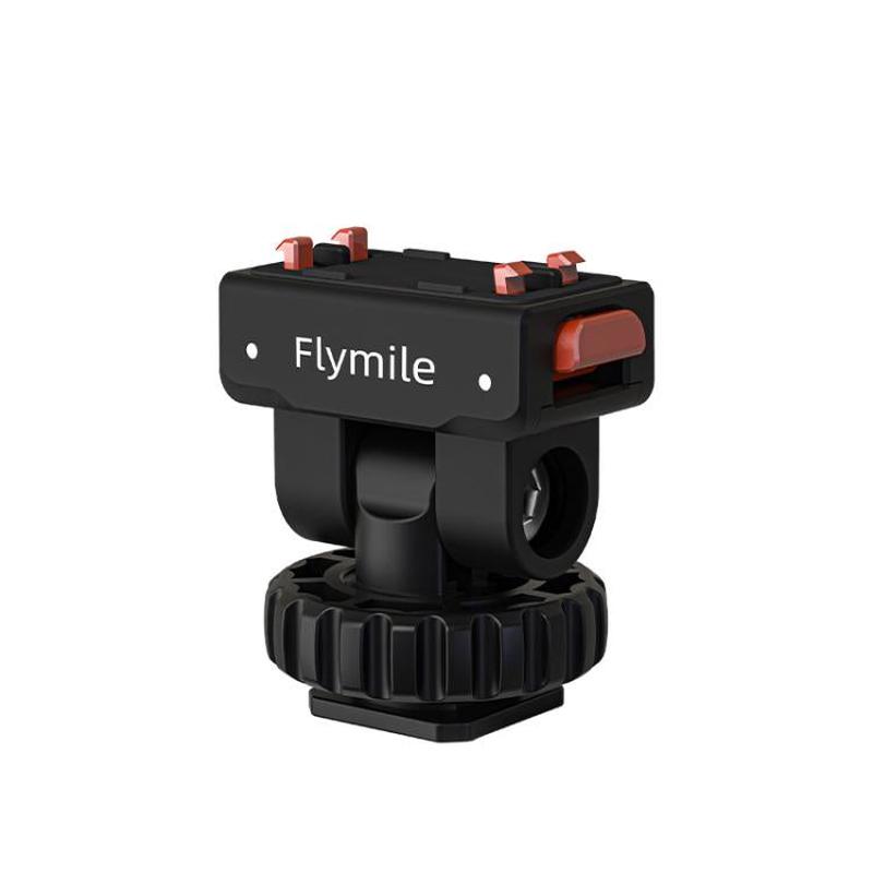 For Insta360 Flymile Quick-Release Cold Shoe Gimbal Magnetic Expansion Bracket(Black)