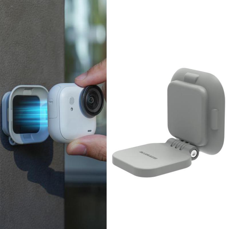 For Insta360 GO Ultra Sunnylife Magnetic Mount Tabletop Base Bracket (Grey)