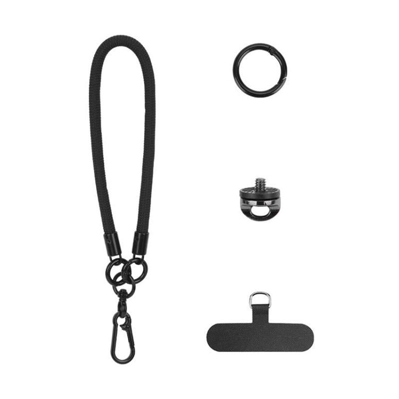 BRDRC Action Camera Anti-Loss Wrist Strap for Action Cameras, DV And Mobile Phones, Color: Black