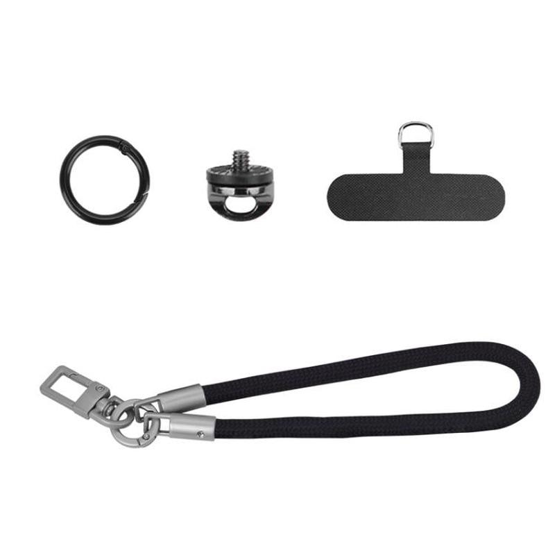 BRDRC Action Camera Anti-Loss Wrist Strap For DJI Osmo Pocket 3 / Insta360 X5(Black)