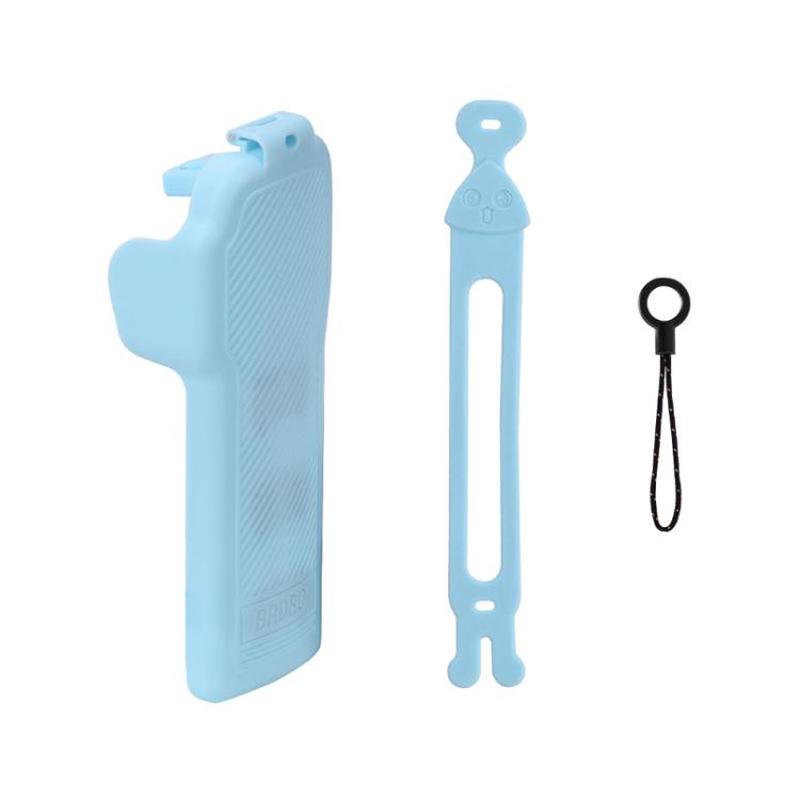 For DJI Osmo Pocket 3 BRDRC Screen Cover Shockproof Protective Case(Blue)