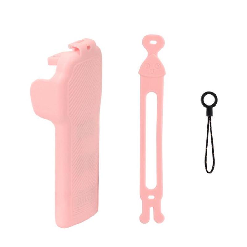 For DJI Osmo Pocket 3 BRDRC Screen Cover Shockproof Protective Case(Pink)