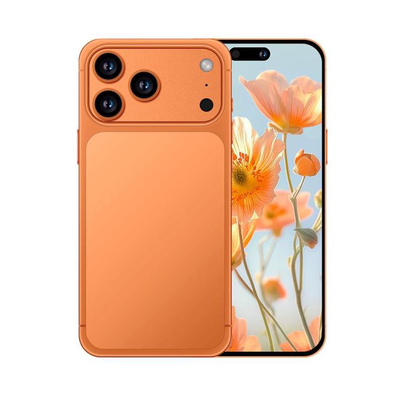i17 Pro Max / A19, 4GB+64GB, 6.85 inch Android 8.1 MTK6762 Octa Core, Network: 4G, Dual SIM, UK Plug (Orange)