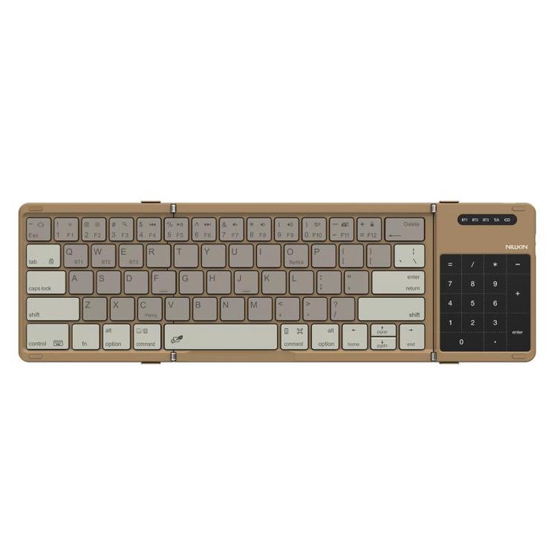 NILLKIN Magic Cube Pocket Wireless Folding Keyboard(Khaki)