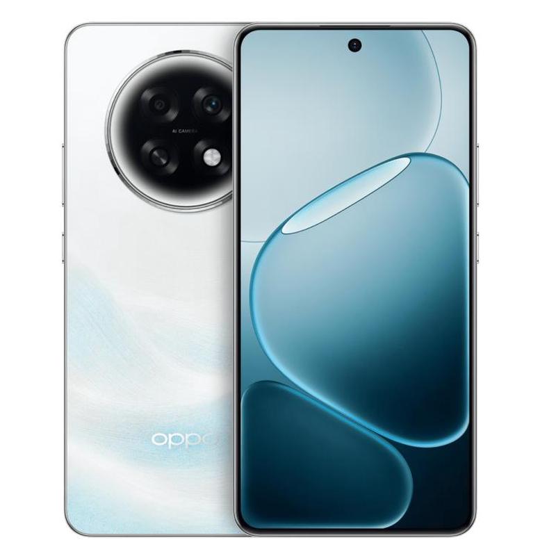 OPPO A6 GT, 8GB+256GB, Screen Fingerprint, 6.8 inch ColorOS 15.0 Android 15 Qualcomm Snapdragon 7 Gen 3 Octa Core, NFC,Network: 5G (White)