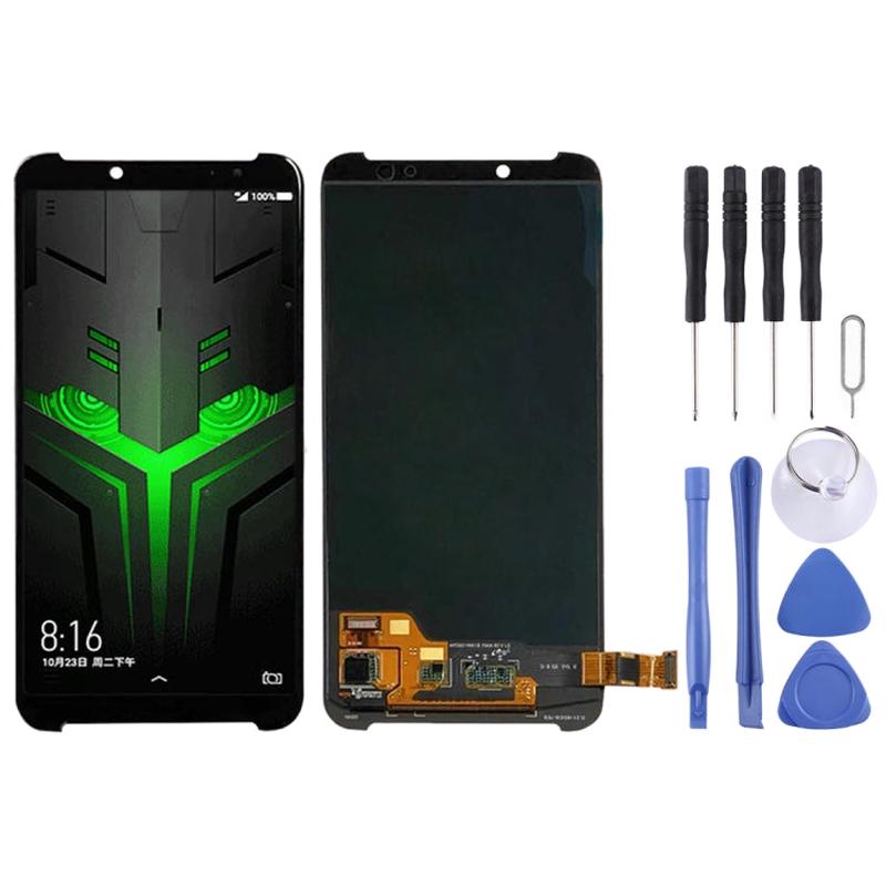 Original AMOLED LCD Screen for Xiaomi Black Shark Helo with Digitizer Full Assembly(Black)