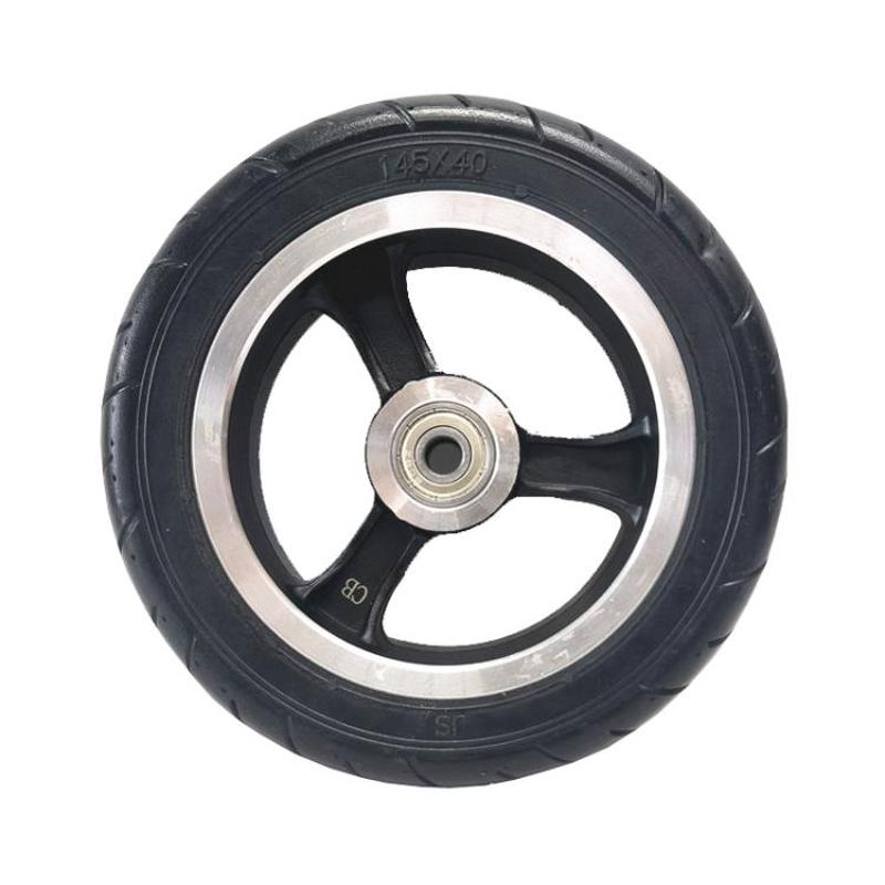 145 x 40 8mm 6 inch Electrical Scooter Rear Wheel Solid Explosion Proof Whole Wheel Assembly Tire