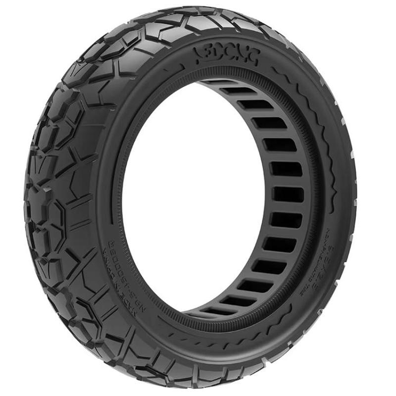 9.5 Inch Electrical Scooter Pneumatic Free Tires 9.5 x 2.50 Off-Road Skeleton Solid Tire, Color: Black