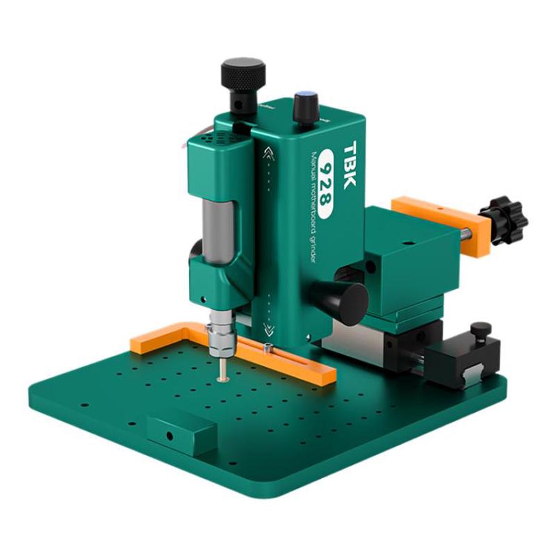 TBK 928 Intelligent High-speed Motor Three-axis Adjustment Motherboard/IC Grinder, Plug:UK Plug