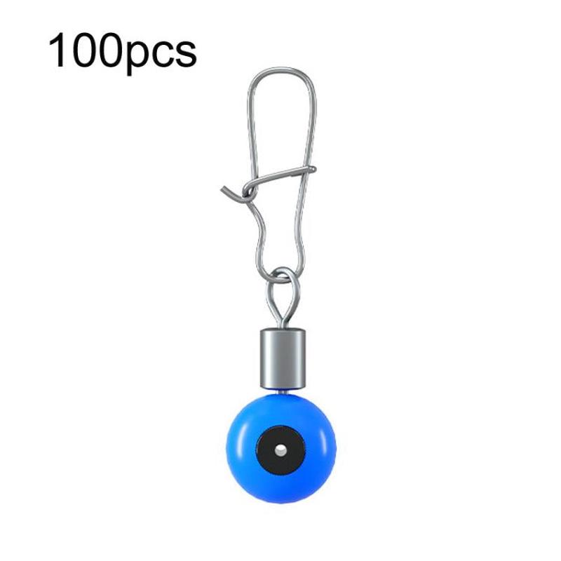 100pcs Fishing Space Beans Saltwater Fishing Float Seat Fishing Accessories, Style: Enhanced(Small)