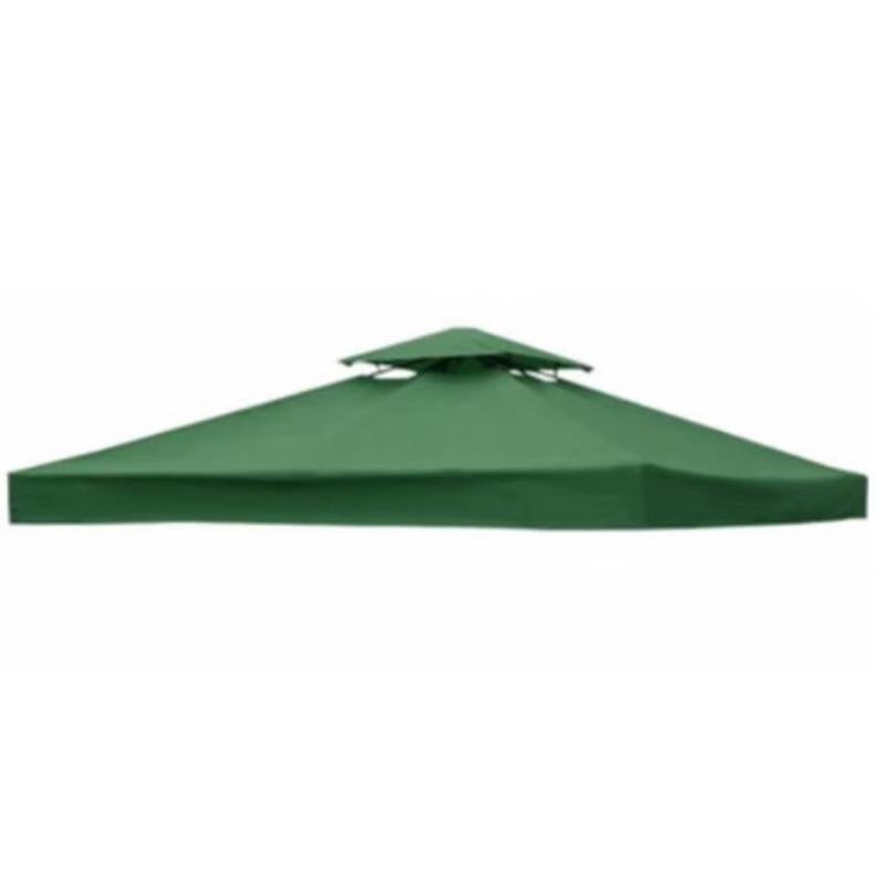 3x3m Garden Gazebo Top Cover Canopy Replacement Top Patio Roof Awning for Outdoor Terrace, Garden Tent, Pergola(Ink Green)