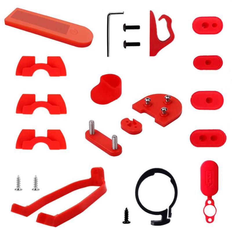 For Xiaomi M365 / M365 Pro Scooter Spare Parts Kit Replacement(Red)