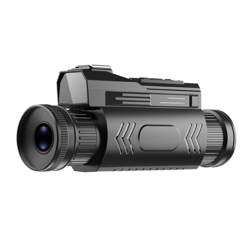 Standard 4K HD WiFi Night Vision Monocular 28X Zoom 64MP Infrared Hunting Telescope With No-Glow Recording & Animal Call Simulator