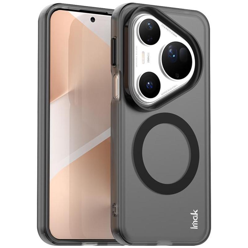 For Huawei 80 Ultra 5G IMAK Chocolate Series TPU + PET MagSafe Phone Case(Black)