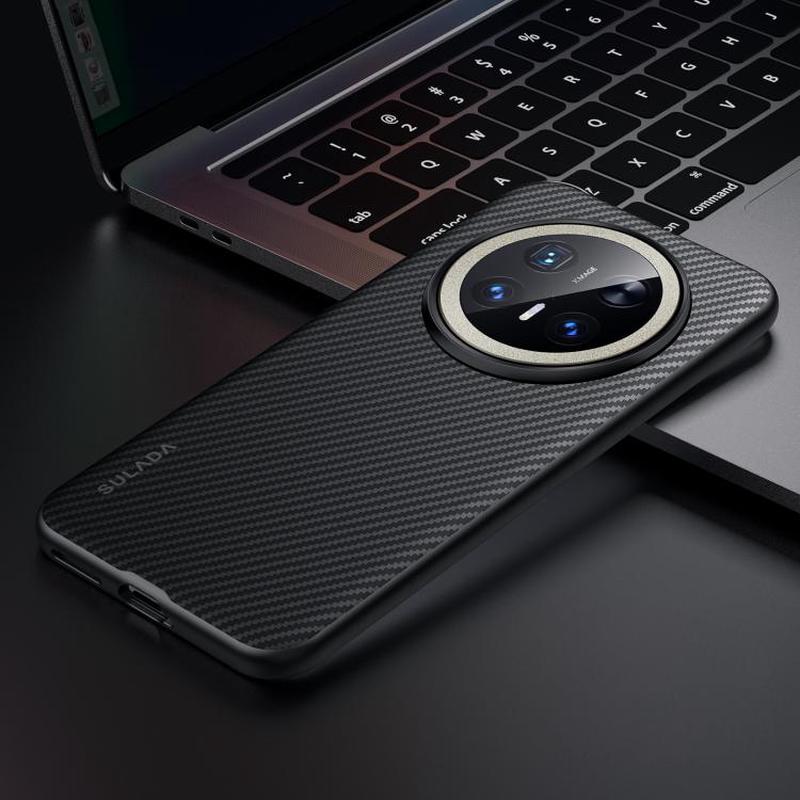 For Huawei Mate 70 Pro / Mate 70 Pro+ SULADA 600D Kevlar Texture PC Shockproof Phone Case(Black)