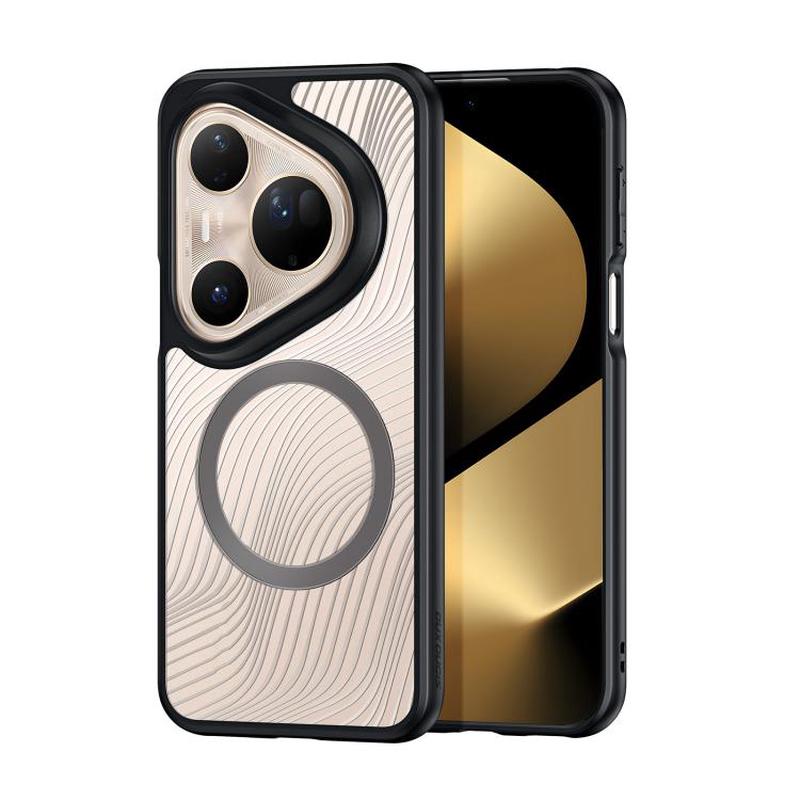 For Huawei Pura 80 Ultra 5G DUX DUCIS Aimo Mag Series TPU + PC MagSafe Frosted Feel Phone Case(Black)