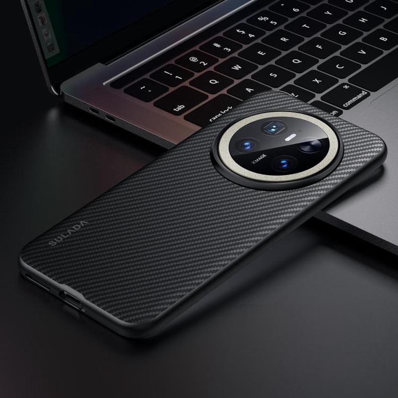 For Huawei Mate 70 SULADA 600D Kevlar Texture PC Shockproof Phone Case(Black)