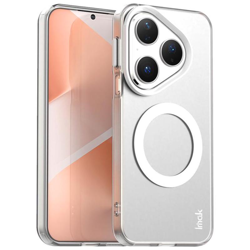 For Huawei Pura 80 5G IMAK Chocolate Series TPU + PET MagSafe Phone Case(White)