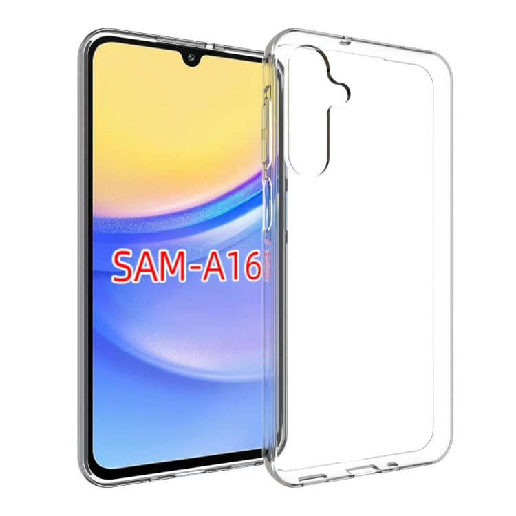 For Samsung Galaxy A16 5G Waterproof Texture TPU Phone Case(Transparent)