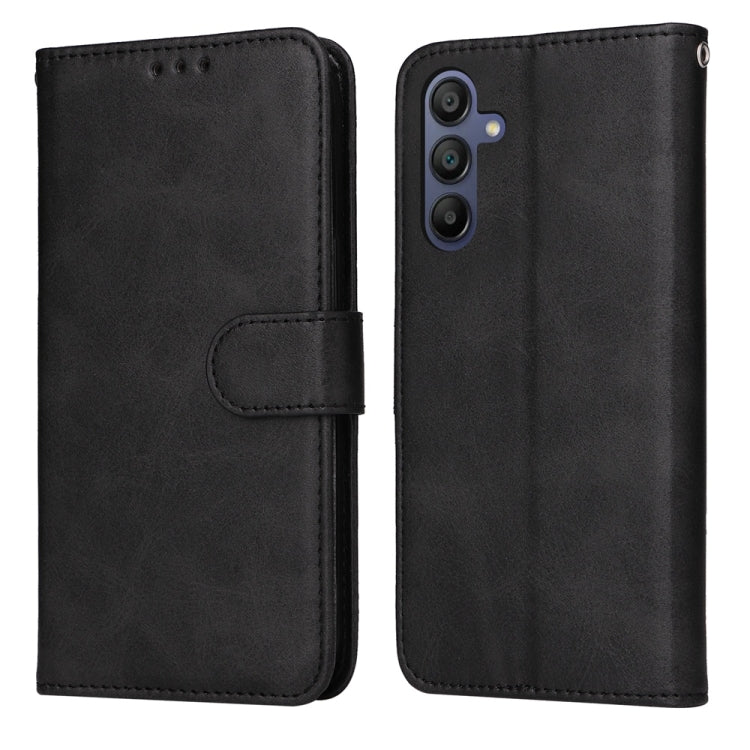 For Samsung Galaxy A17 / A26 / A16 5G Classic Calf Texture Flip Leather Phone Case(Black)