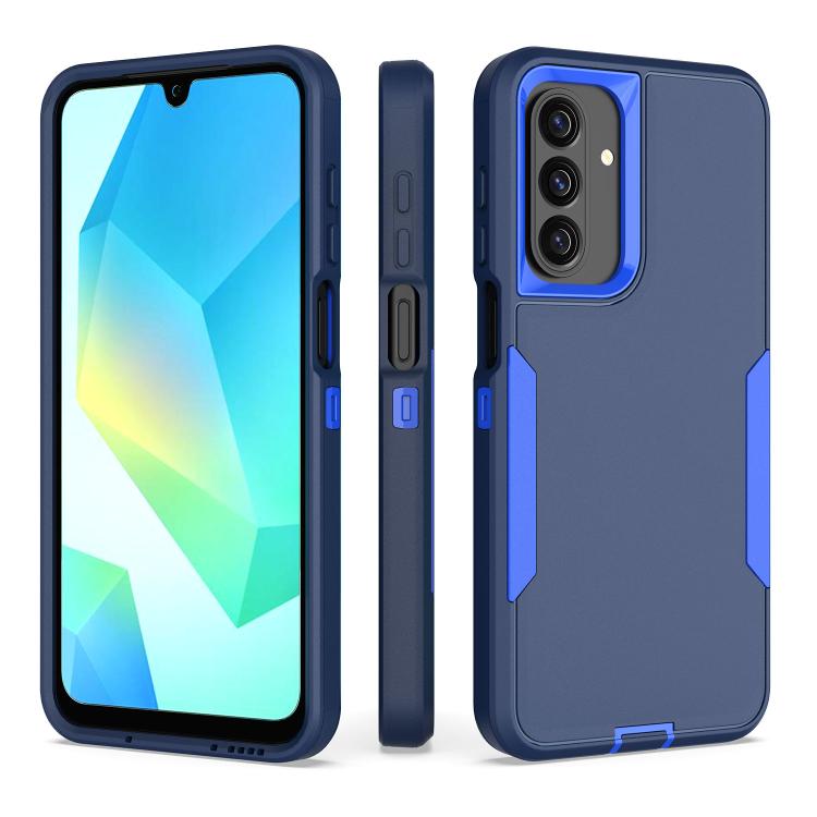 For Samsung Galaxy A16 5G / A26 5G Magnetic PC Hybrid TPU Phone Case(Royal Blue+Dark Blue)
