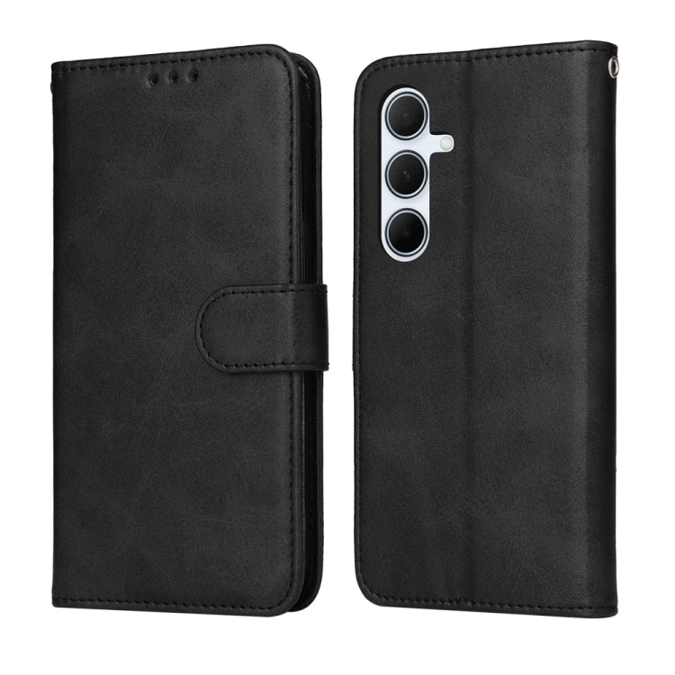 For Samsung Galaxy A36 5G Classic Calf Texture Flip Leather Phone Case(Black)