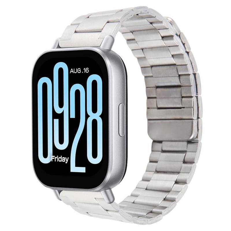 22mm Three-beads Magnetic Steel Watch Band(Silver)