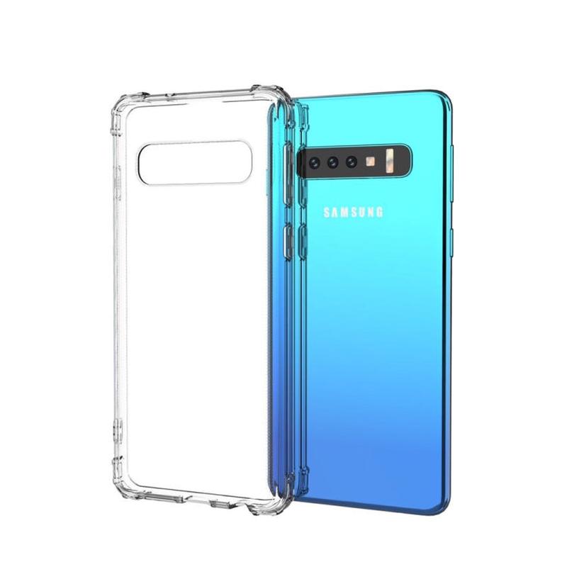 Transparent Shockproof TPU Case for Galaxy S10 4G(Transparent)