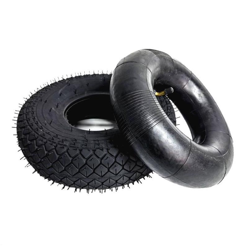 4.00-5 Electrical Bike 12inch Elderly Scooter Pneumatic Tire Accessories, Style: Inner And Outer Tire