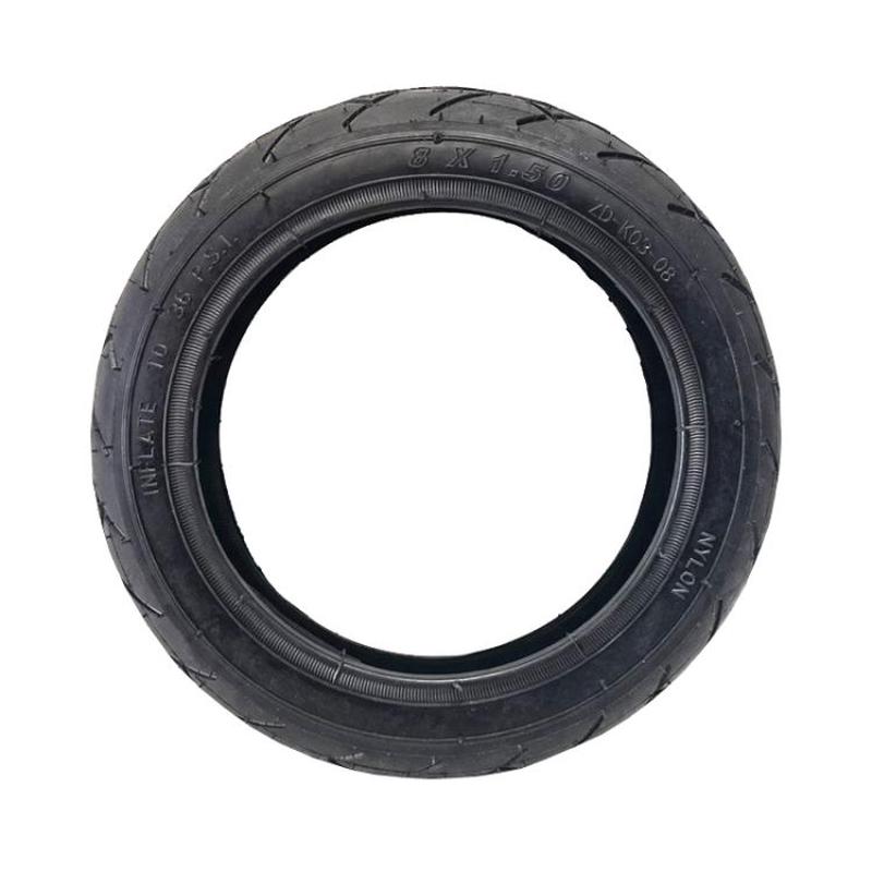 8 inch Electrical Scooter / Wheelchair Scooter / Stroller Thickened Wear-Resistant Pneumatic Tire Accessories, Style: Outer Tire