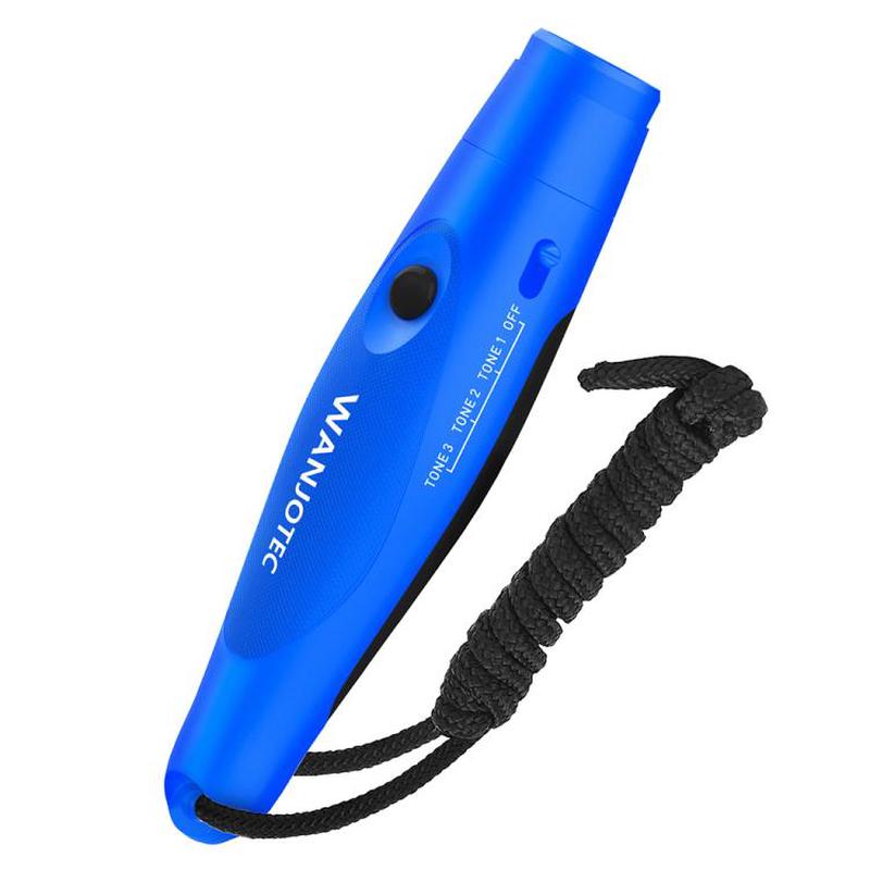 WANJOTEC EW001 Push Button Electronic Whistle(Blue)