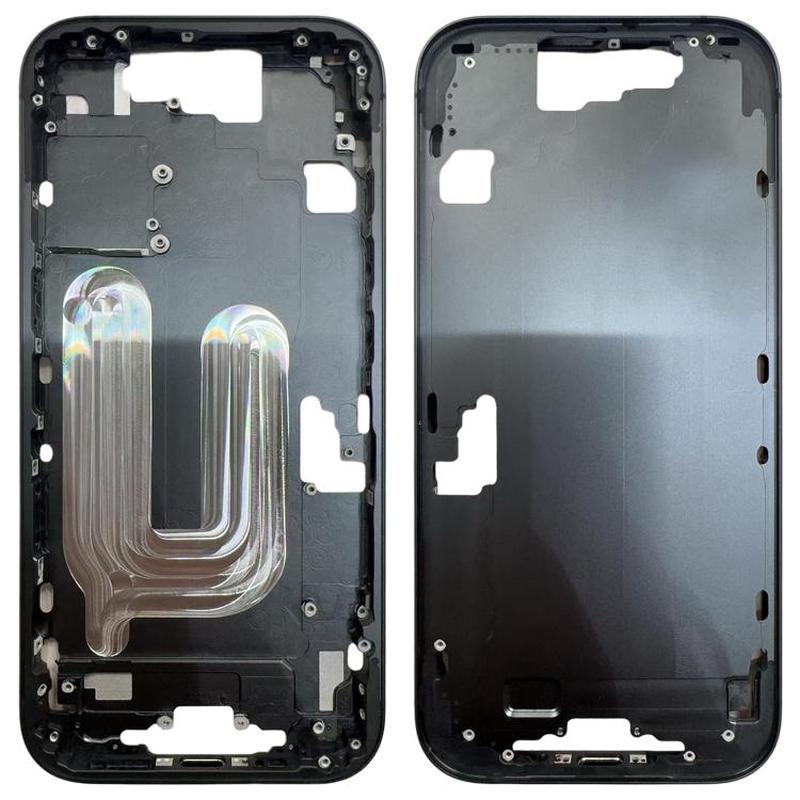 For iPhone 17 Middle Frame Bezel Plate (Black)