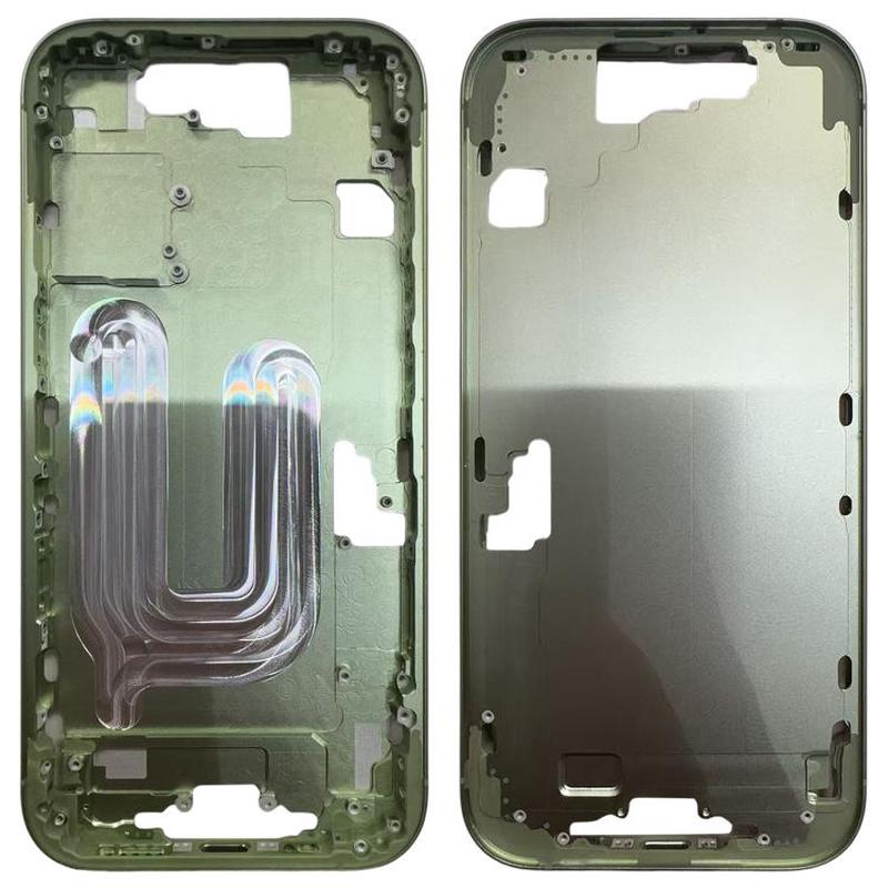 For iPhone 17 Middle Frame Bezel Plate (Green)