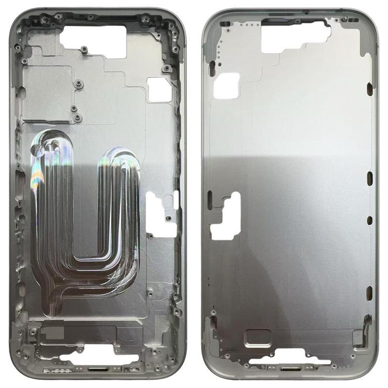 For iPhone 17 Middle Frame Bezel Plate (Silver)