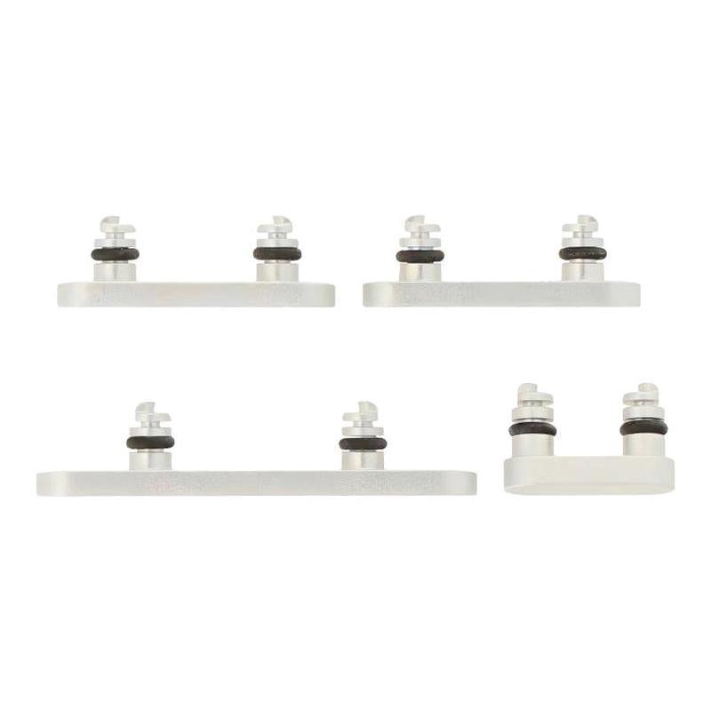 For iPhone 17 Pro / 17 Pro Max Power Button and Volume Control Button (Silver)