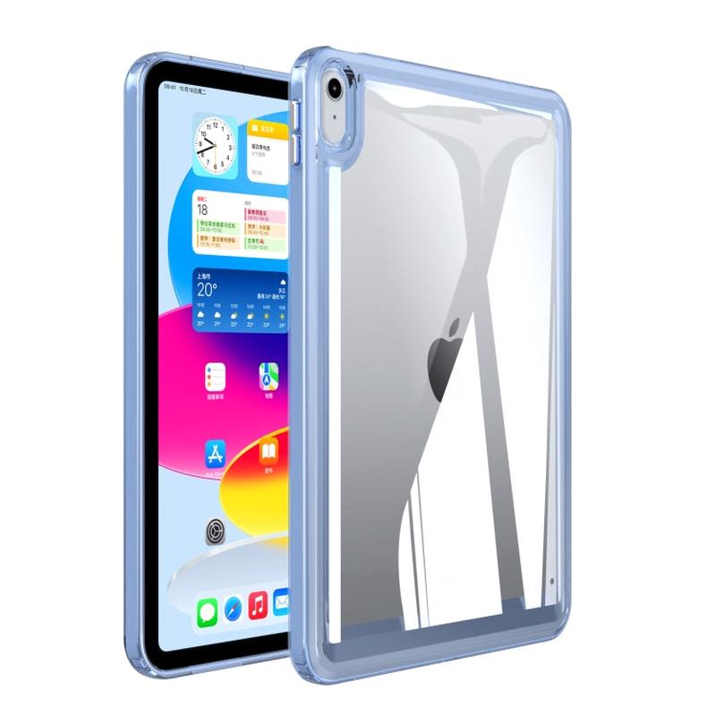 For iPad 2025 / 2022 Transparent Acrylic Tablet Case(Blue)