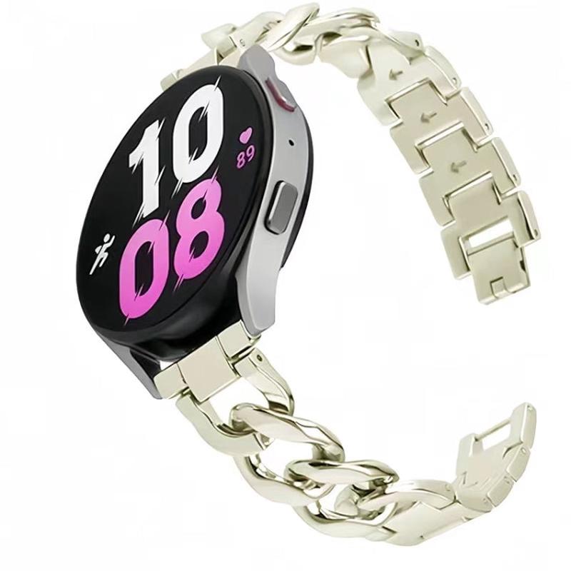 18mm Denim Chain Metal Watch Band(Starlight)