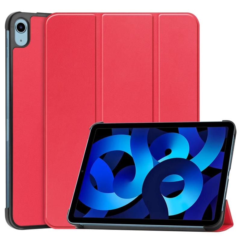 Solid Color Custer Texture Leather Tablet Case For iPad 10th Gen 10.9 2022 / 2025 (Red)