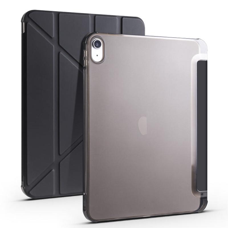 For iPad 2025 / 2022 Four-corner Airbag Deformation Tablet Leather Case(Black)