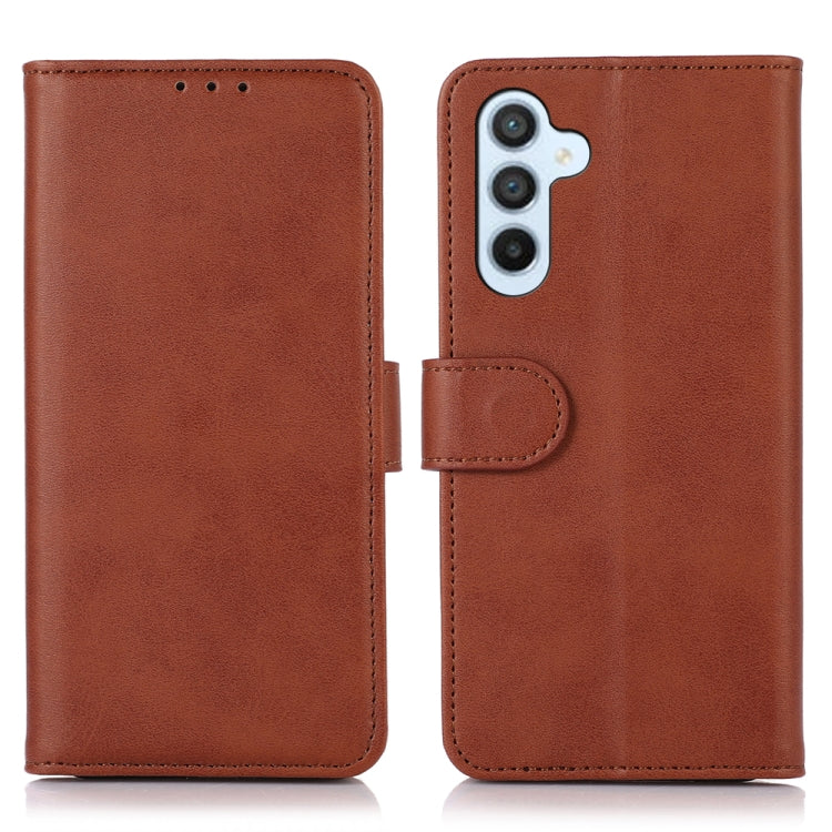 For Samsung Galaxy A16 5G Cow Texture Flip Leather Phone Case(Brown)