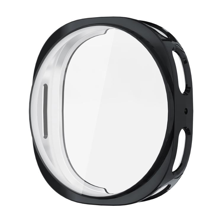 For Samsung Galaxy Watch8 40mm ENKAY Hat-Prince Full Coverage Electroplated Soft TPU Case with Screen Protection(Black)