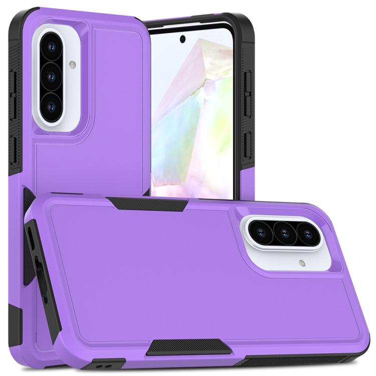 For Samsung Galaxy A56 5G 2 in 1 PC + TPU Phone Case(Purple)