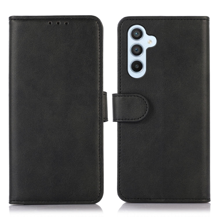 For Samsung Galaxy A16 5G Cow Texture Flip Leather Phone Case(Black)