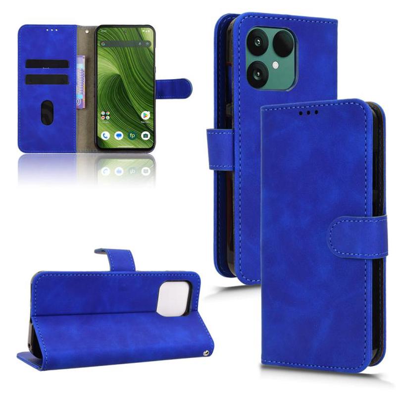 For Fairphone 6 Skin Feel Magnetic Flip Leather Phone Case(Blue)