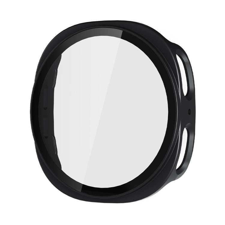 For Samsung Galaxy Watch8 40mm ENKAY Hat-Prince Full Coverage Tempered Glass Film Integrated PC Watch Case(Black)